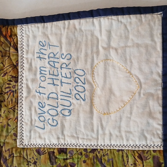 Handmade Patchwork Sun and Moon Quilt - Picture 11 of 13